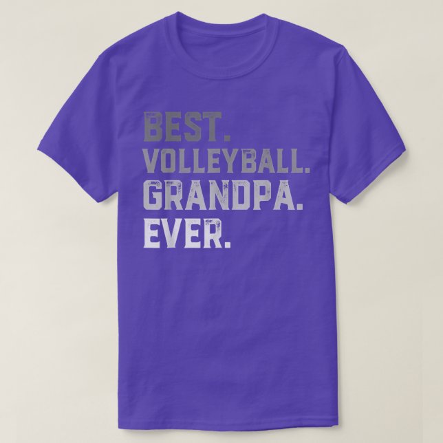 Beste Volleyball Opa je für Männer T Väter da T-Shirt (Design vorne)
