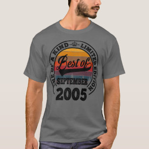 Beste von September 2005 17. Geburtstagsgeschenk f T-Shirt