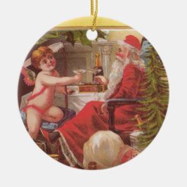 Beste Weihnachtsschmuck - 2 Seiten Vintag Santas