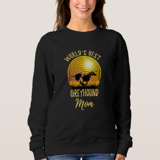 Beste Windhund-Mama der Welt Vintage Greyhound Mam Sweatshirt