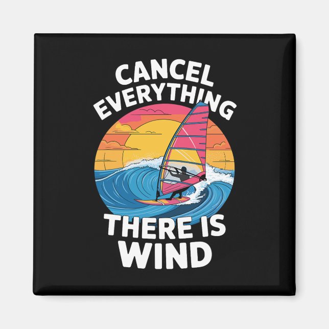 Beste Windsurfing-Kunst für Männer Frauen Windsurf Magnet (Vorne)