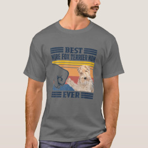 Beste Wire Fox Terrier Mama je Muttertag Christus T-Shirt