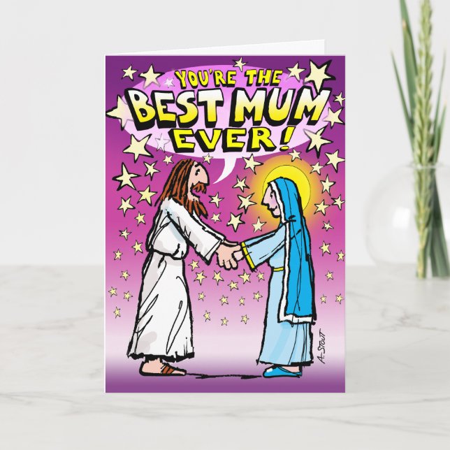 Beste "wirkliche" Mama überhaupt! Karte (Vorderseite)