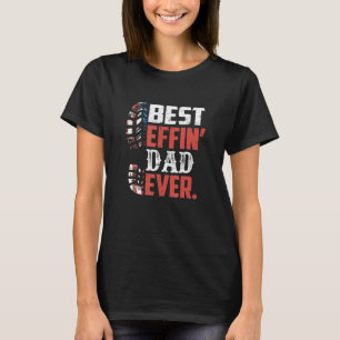 Beste Wirkung Vater je Vatertag von Son Daughter T-Shirt