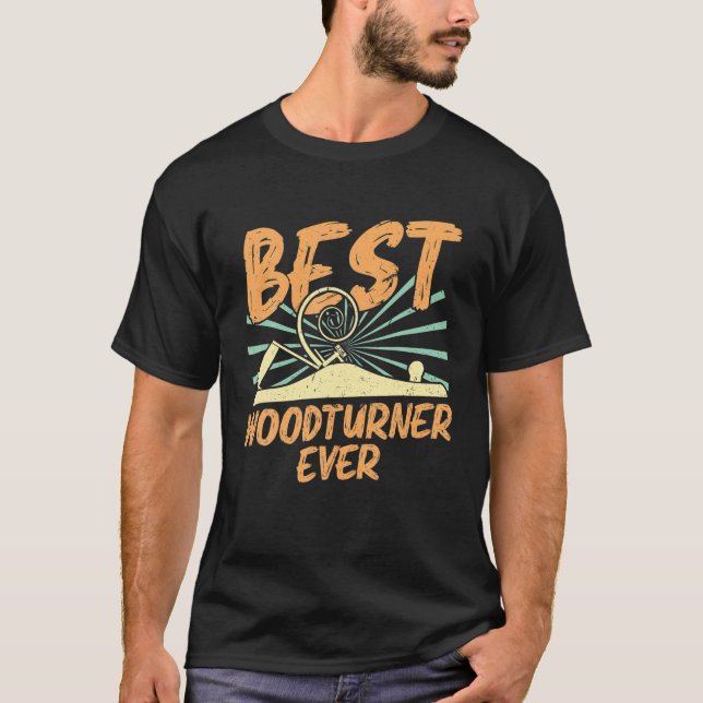 Beste Woodturner-Woodturn T-Shirt (Vorderseite)