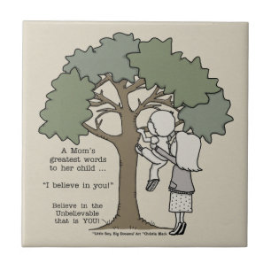 Beste Worte der Mama Fliese