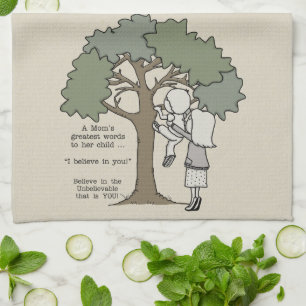 Beste Worte der Mama Geschirrtuch