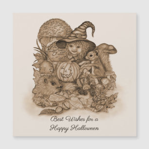 Beste Wünsche für ein glückliches Halloween Magnet