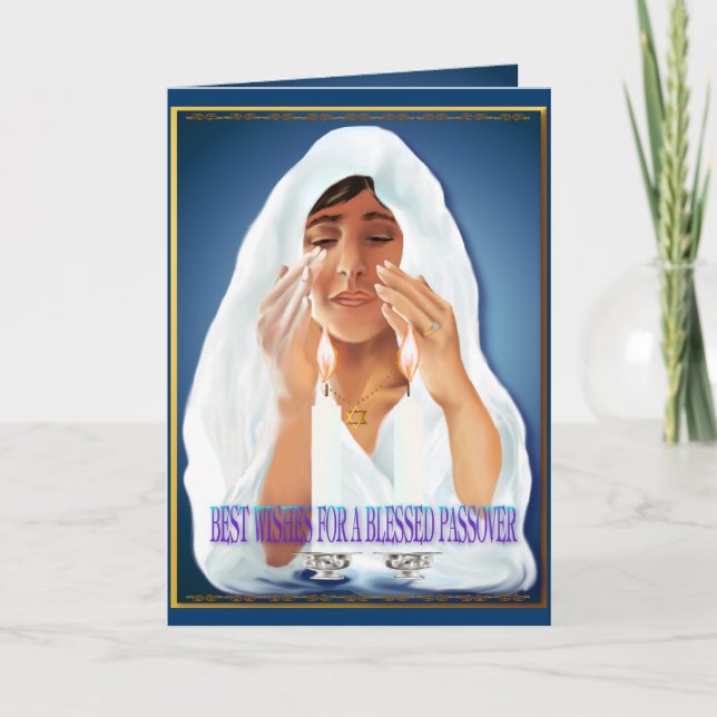 Beste Wünsche für Pessach-Karten Karte (Vorderseite)