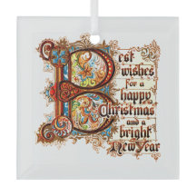 Beste Wünsche (in beleuchteten Buchstaben) für Wei