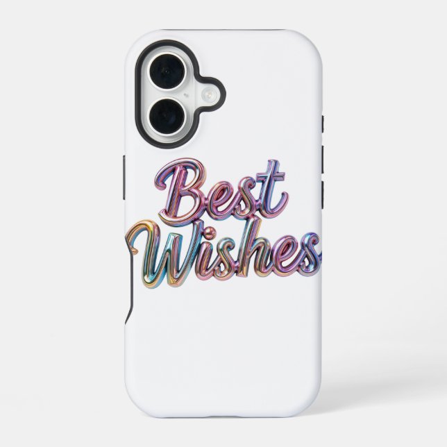 beste Wünsche iPhone 16 Hülle (Rückseite)