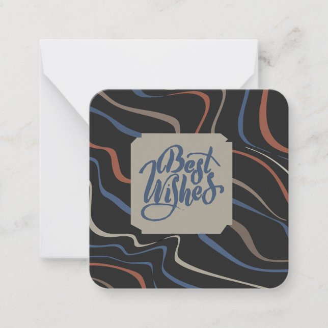 Beste Wünsche: Karte (Vorderseite)