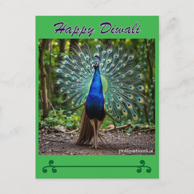 Beste Wünsche Postkarte (Vorderseite)