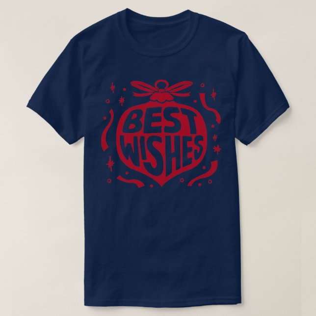 Beste Wünsche T-Shirt (Design vorne)