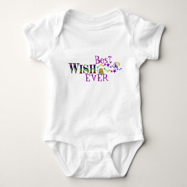 Beste Wünsche überhaupt Baby Strampler (Vorderseite)