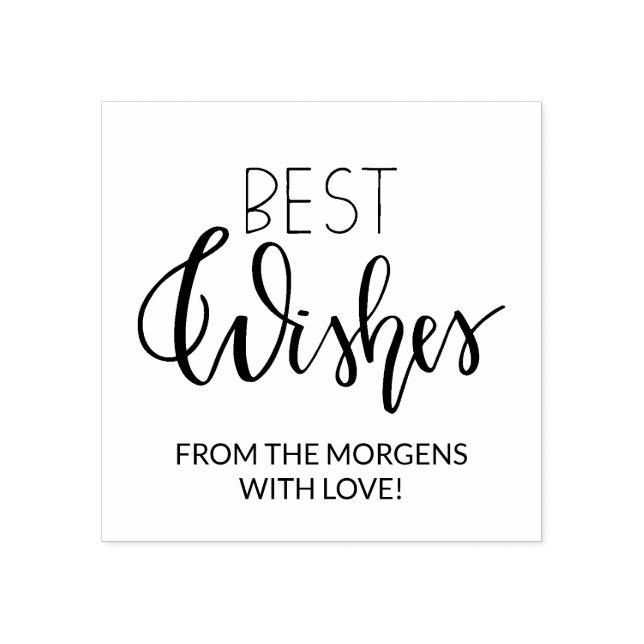 Beste Wünsche Weihnachten für die ganze Familie pe Gummistempel (Prägung)