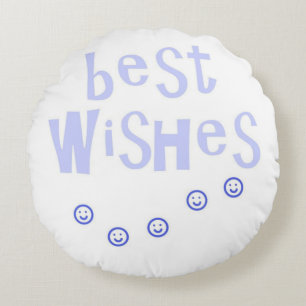 Beste Wunschtextart Rundes Kissen