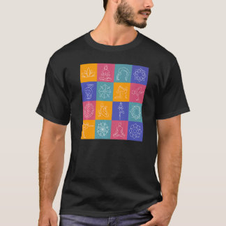 Beste Yoga-Rückseite drucken  1 T-Shirt