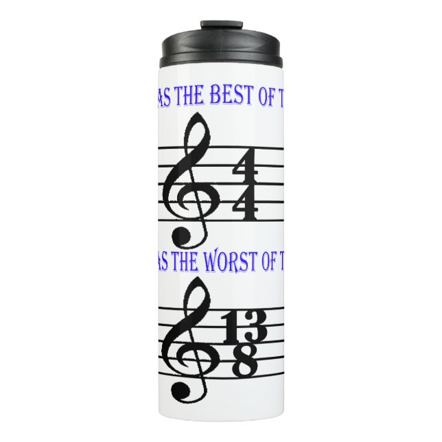 Beste Zeiten, schlimmste Zeiten Thermosbecher (Vorderseite)