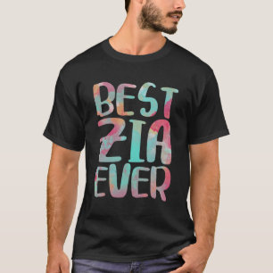 Beste Zia je Italienischer Auntie Gif T-Shirt