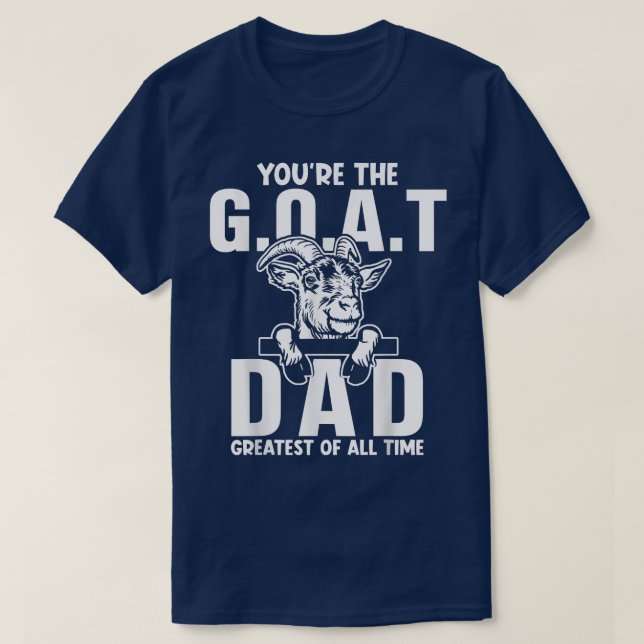 Beste Ziege aller Zeiten Bester Vater Ziege Männer T-Shirt (Design vorne)