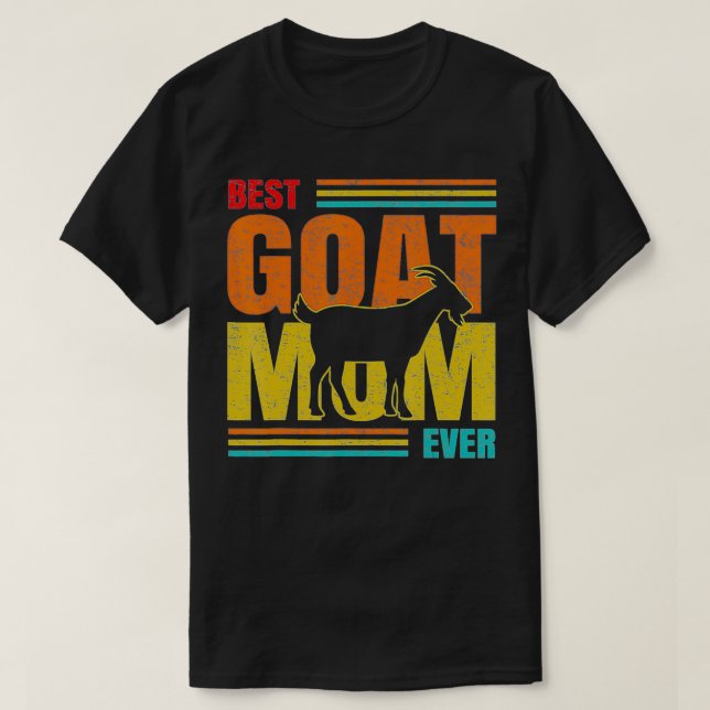 Beste Ziege Mama je Ziege Mutter Bauer Ziege L T-Shirt (Design vorne)