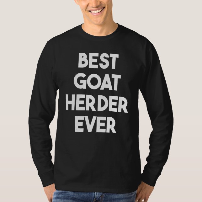 Beste Ziegenherder je T-Shirt (Vorderseite)