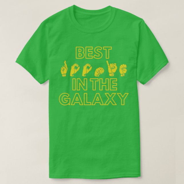 Beste Zimmer im Galaxy Niedliche Familienvorführun T-Shirt (Design vorne)