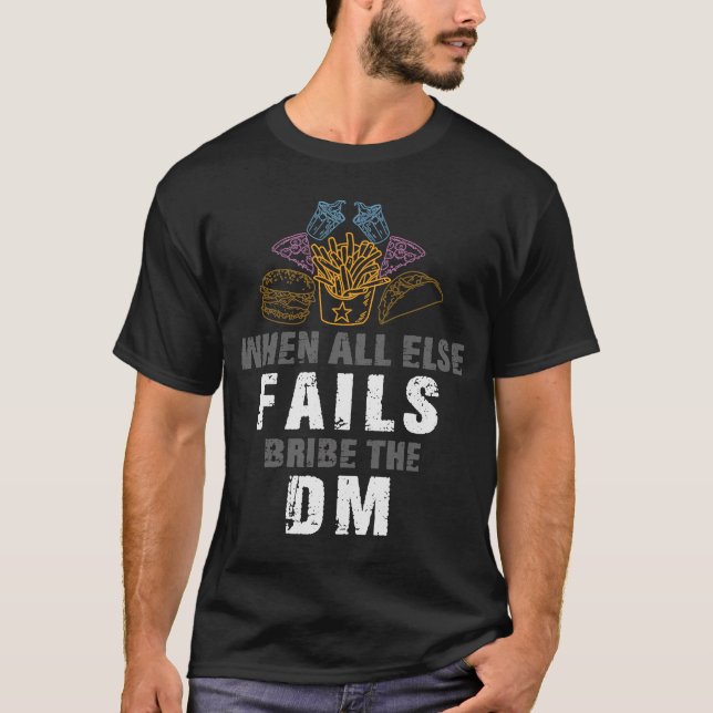 bestechen den Dm für Drachen, die Monster Dungeon  T-Shirt (Vorderseite)