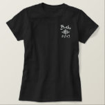 Bestehen des laufenden Jahres - mit Ihren Initiale Besticktes T-Shirt<br><div class="desc">Hochzeitsfeier T - Shirt für alle Mitglieder des Party Groom T - Shirt BestMan T - Shirt Trauzeuge T - Shirt Usher T - Shirt RingBearer T - Shirt - 7 Worte zu einer langen und glücklichen Ehe - ich bedaure - Ja, Liebe - Es ist mein Fault-Hochzeitszubehör T -...</div>