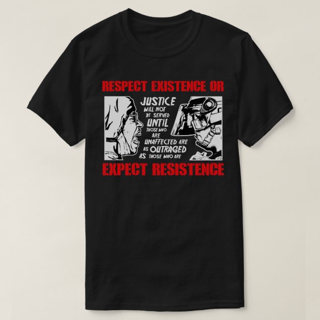 Bestehen oder erwartete Beständigkeit beachten T-Shirt (Design vorne)