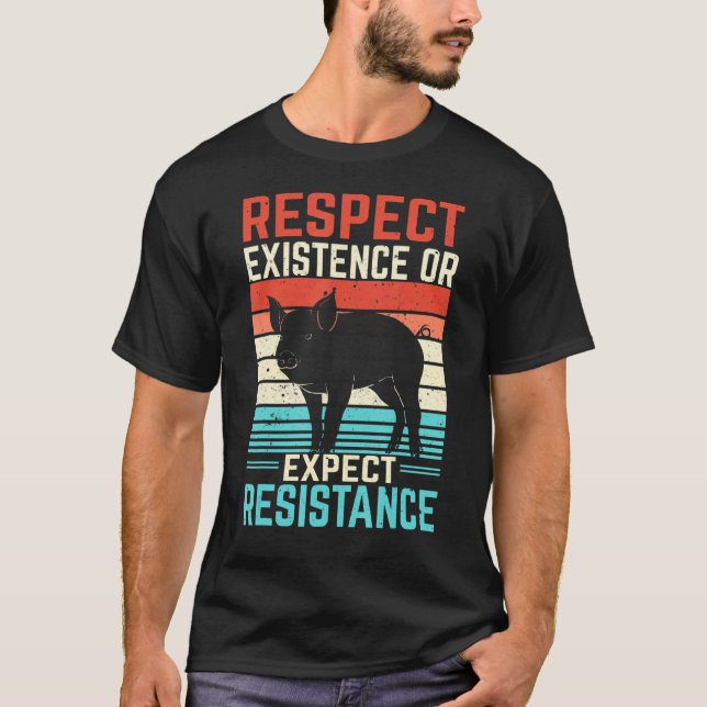 Bestehen oder zu erwartende Resistenz beachten T-Shirt (Vorderseite)
