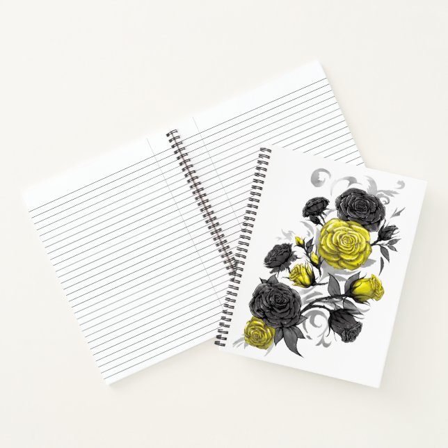 Bestehende Rose Notizbuch (Innenseite)