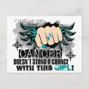 Besteht keine Chance auf Gebärmutterhalskrebs Postkarte