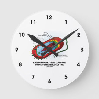 Besteht unter extremen Bedingungen sehr lange Runde Wanduhr