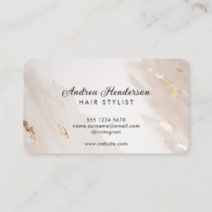 Bestellen Sie Hair Stylist Business Cards, Gold Be Visitenkarte