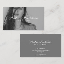 Bestellen Sie Hair Stylist Visitenkarten, Foto Ima Visitenkarte