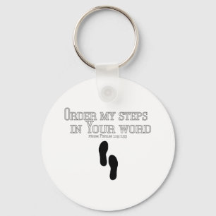 Bestellen Sie meine Schritte Schlüsselanhänger