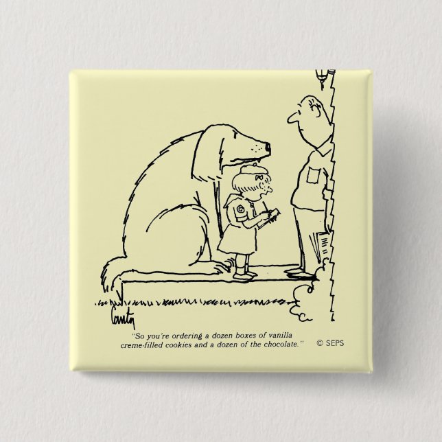 Bestellenplätzchen Button (Vorderseite)