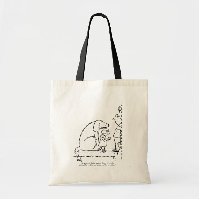 Bestellenplätzchen Tragetasche (Vorne)