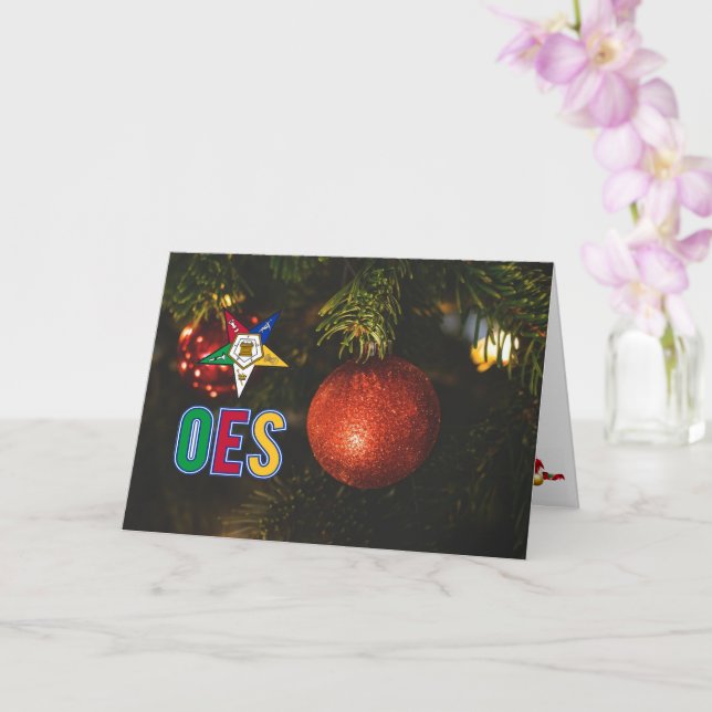 Bestellung der Weihnachtskarte des Oststerns Karte (Orchidee)