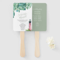 Bestellung des Leuchtturms für Hochzeiten Hand Fan
