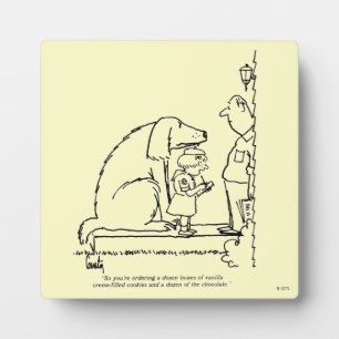 Bestellung von Cookies Fotoplatte