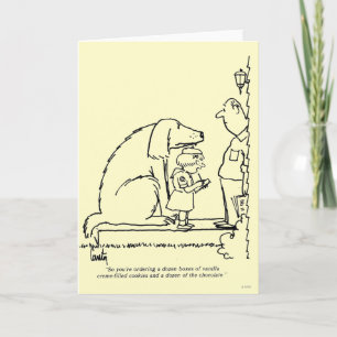 Bestellung von Cookies Karte