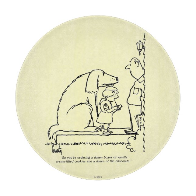 Bestellung von Cookies Schneidebrett (Vorderseite)