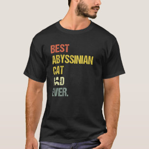 Bester Abessinier-Katzendaddy   Katze T-Shirt