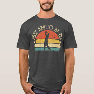 Bester Abuelo von Par Lustiges Golf-Vatertagsgesch T-Shirt