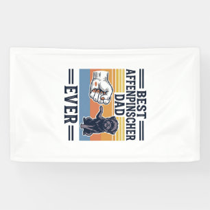 Bester Affenpinscher-Vater Aller Zeiten Vintage-Hu Banner