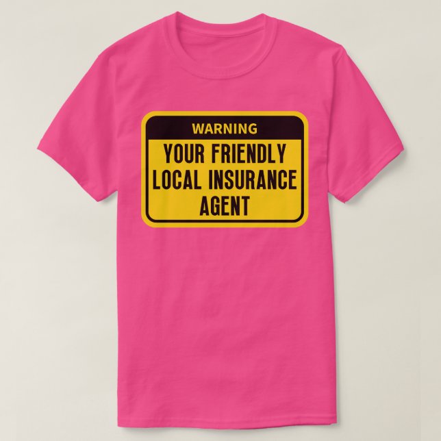 Bester Agent für Versicherungen 6 T-Shirt (Design vorne)