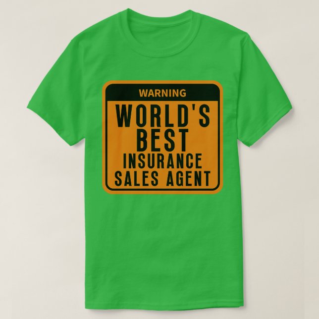 Bester Agent für Versicherungen 7 T-Shirt (Design vorne)